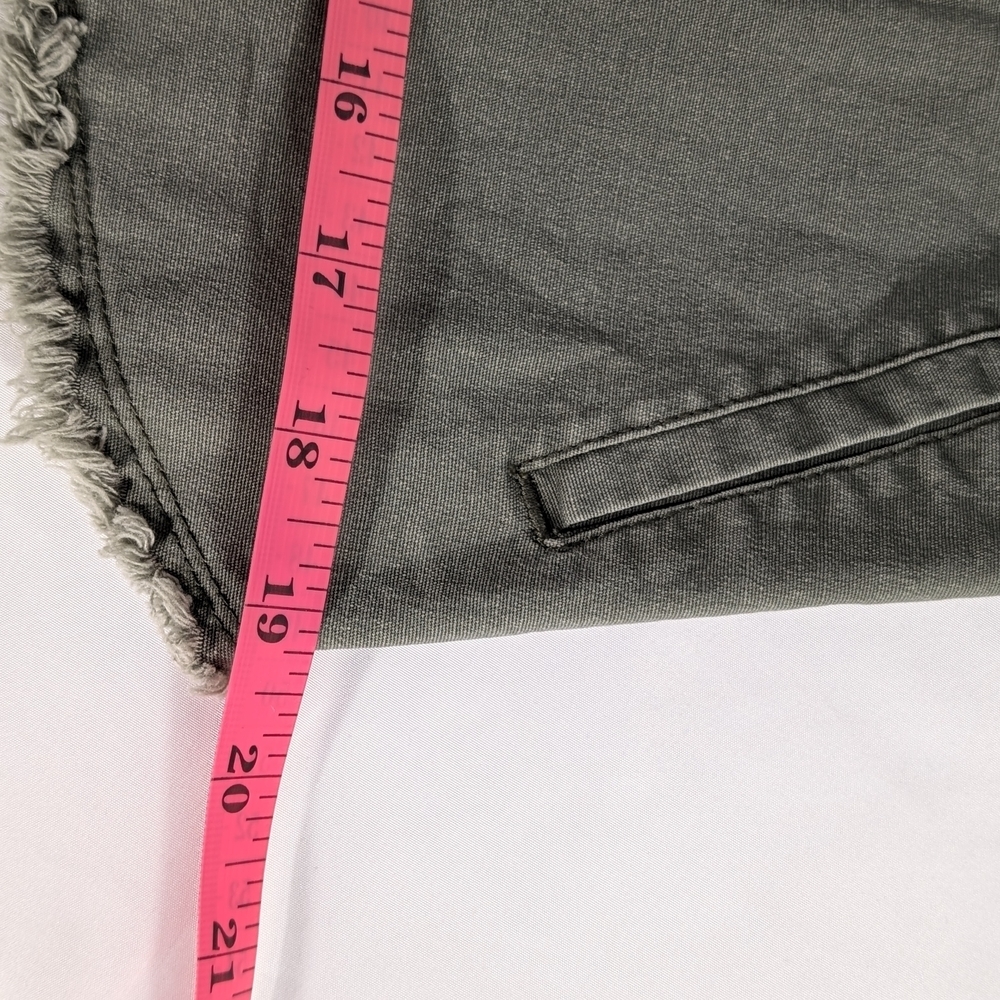 William Rast-Knotto Olive Green Shirt Jacket w/ Patchwork & Pins Size Junior XS - Picture 13 of 13